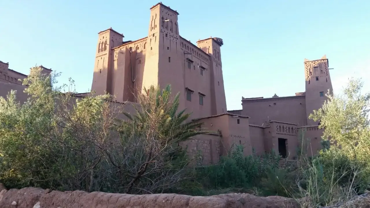 Kasbah et végétation